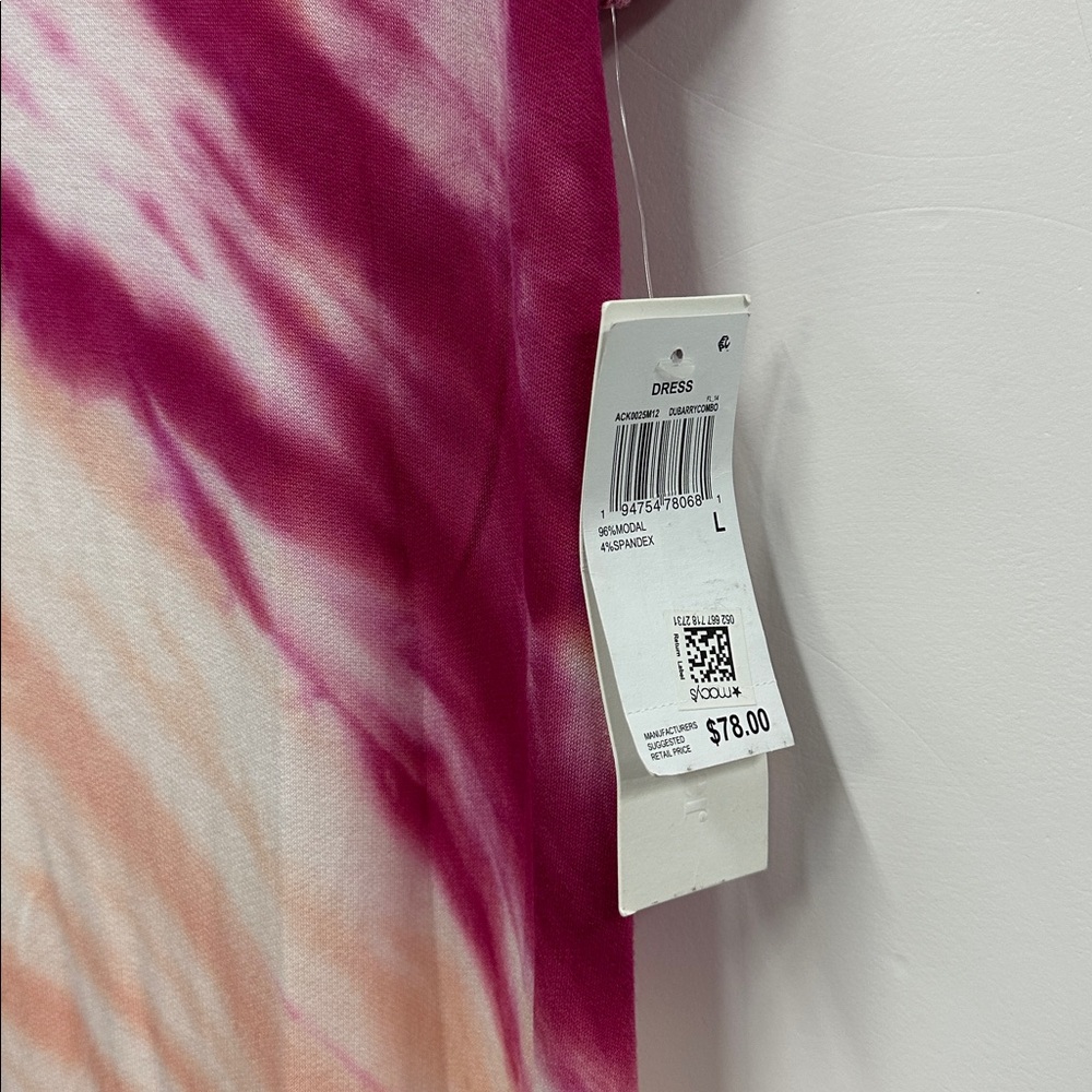 NWT ADYSON PARKER TIE DYE SUPER SOFT MAXI DRESS IN DUBARRY COMBO L - Picture 3 of 6